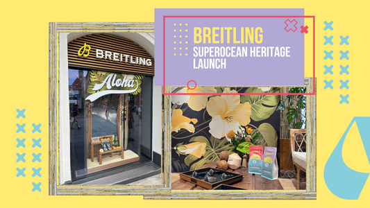 Aloha Vibes in der BREITLING Boutique – Aloha Coffee beim Superocean Heritage Launch