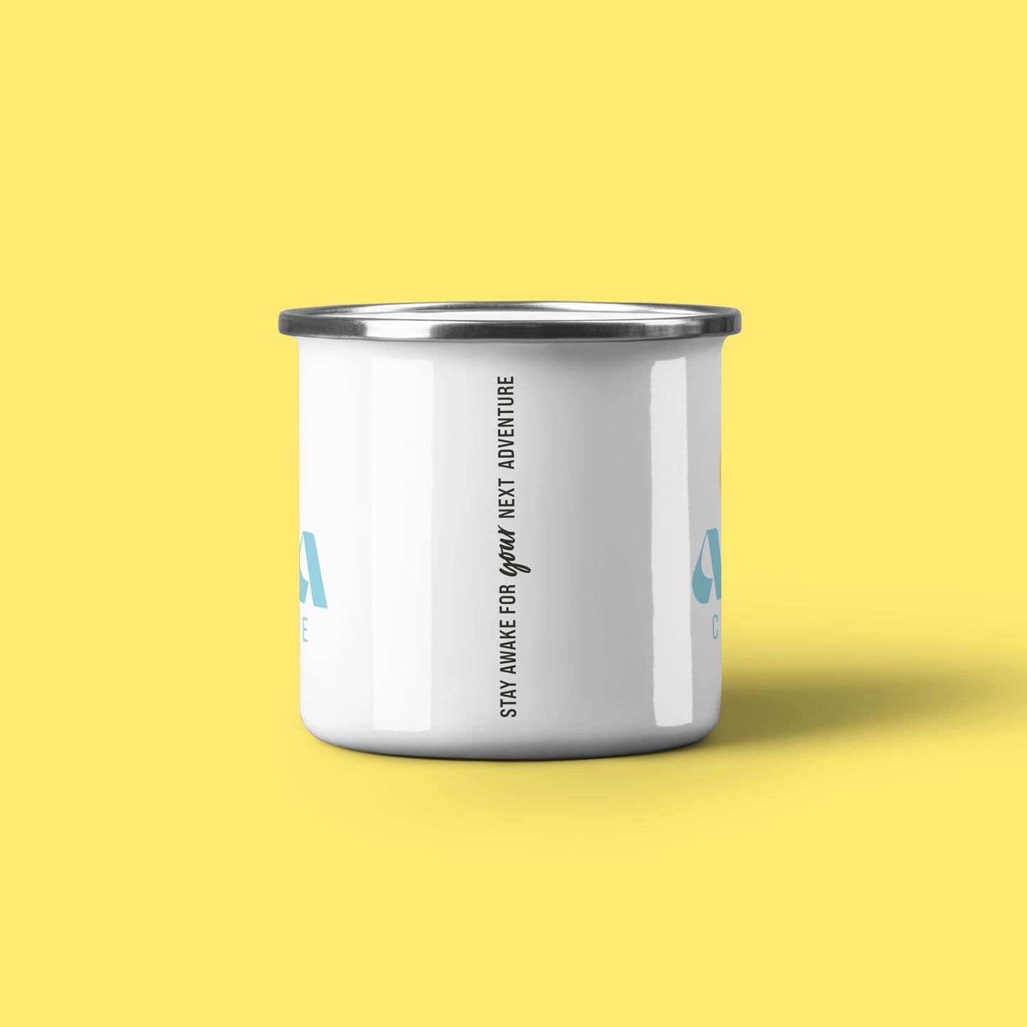 Aloha_Coffee_Emaillebecher Side