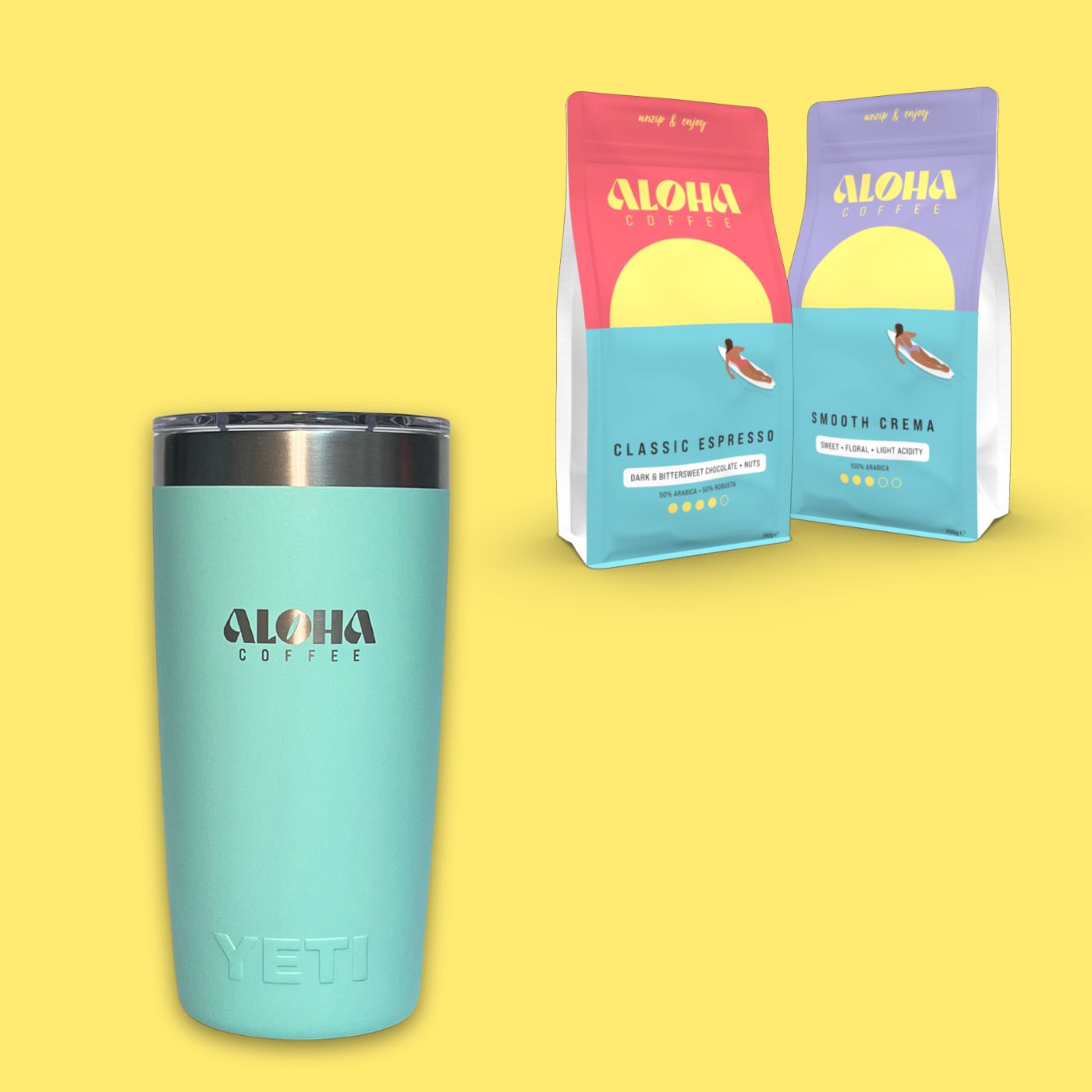 Aloha Coffee x YETI Isolierbecher Set 295ml