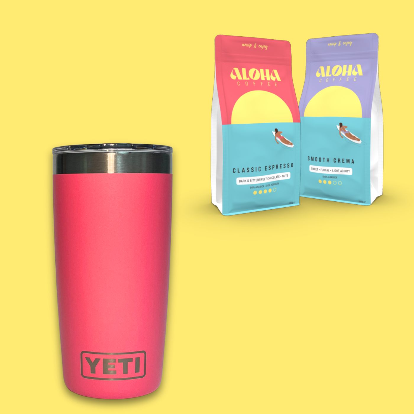 Aloha Coffee x YETI Isolierbecher Set 295ml