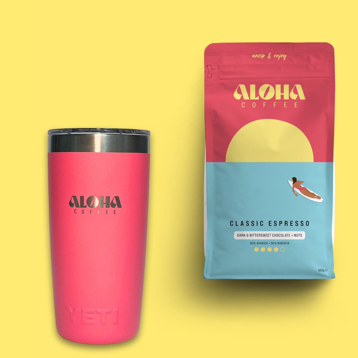 Classic Espresso 500g & YETI Rambler