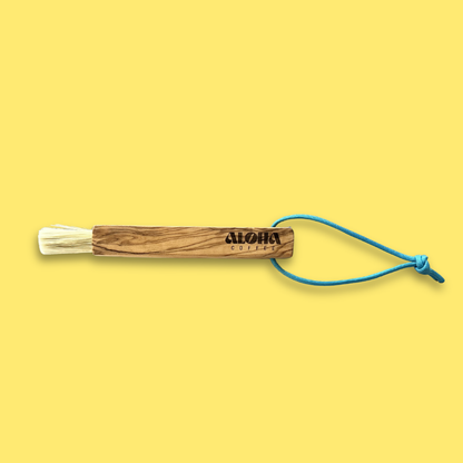 Espresso Cleaning Brush – Olive Wood