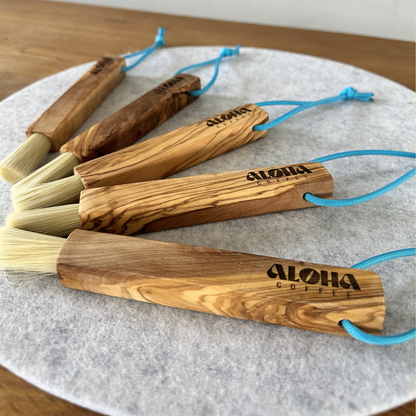 Espresso Cleaning Brush – Olive Wood