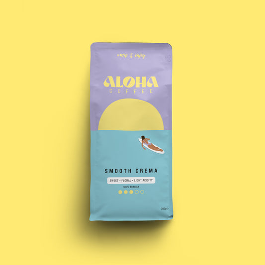 Aloha Coffee Smooth Crema front
