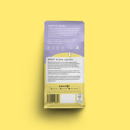 Aloha Coffee Smooth Crema back